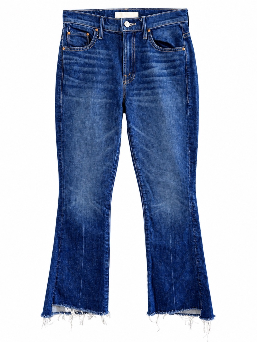 MOTHER The Insider Crop Step Fray Jeans Size 25 Bad Reputation